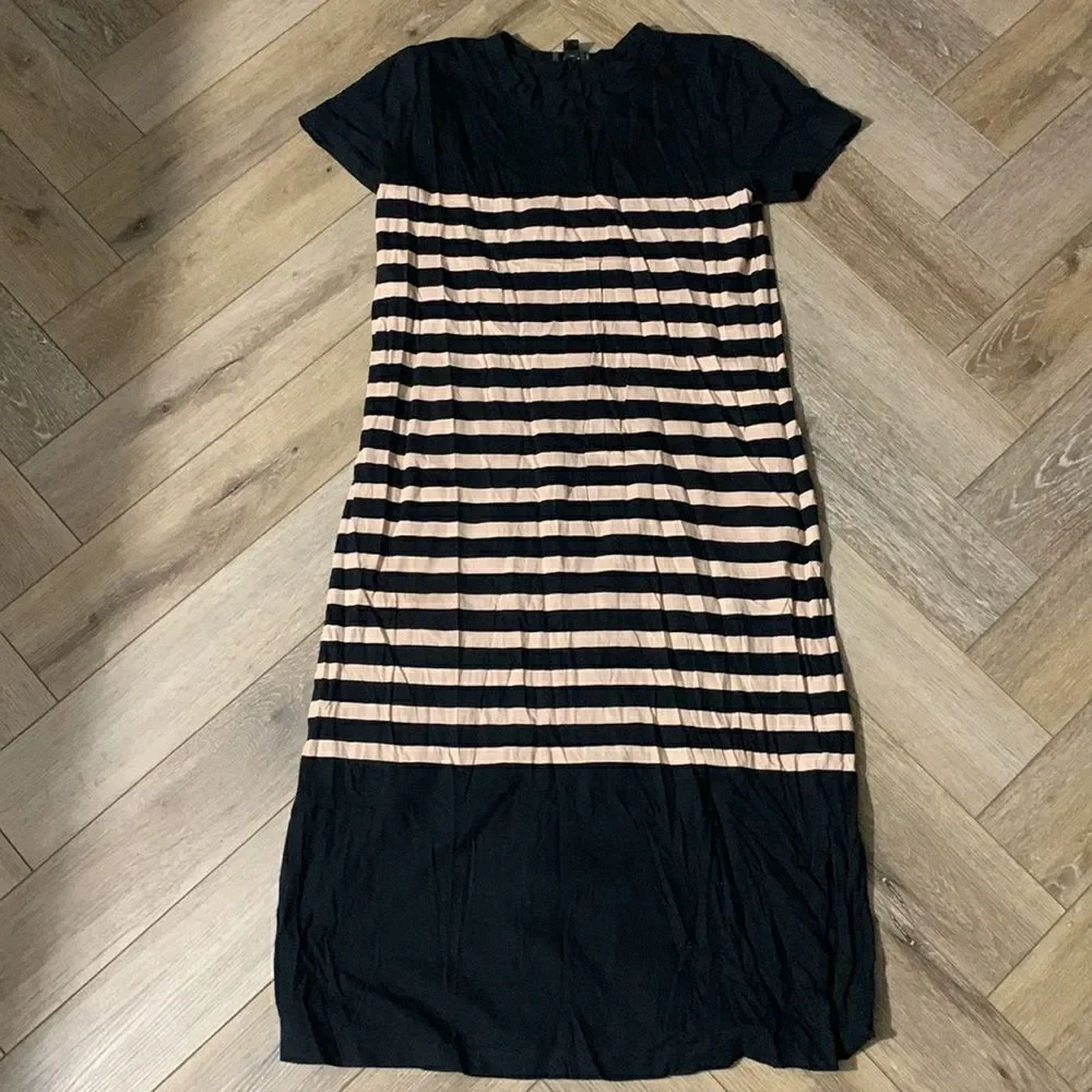 J.Crew Stripes Midi Dress